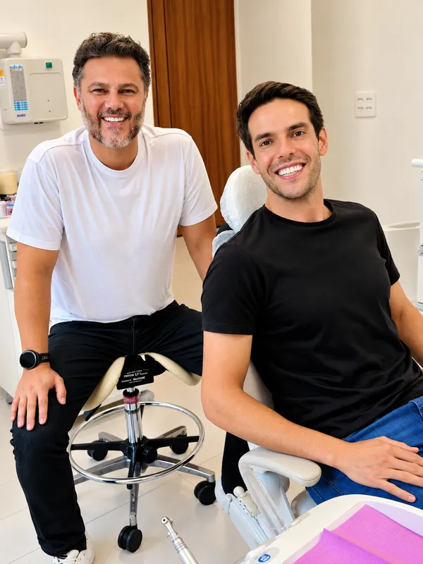 Dr. Rildo Lasmar com Kaká