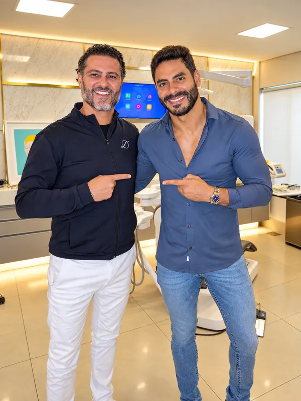 Dr. Rildo Lasmar com Rodolffo Matthaus