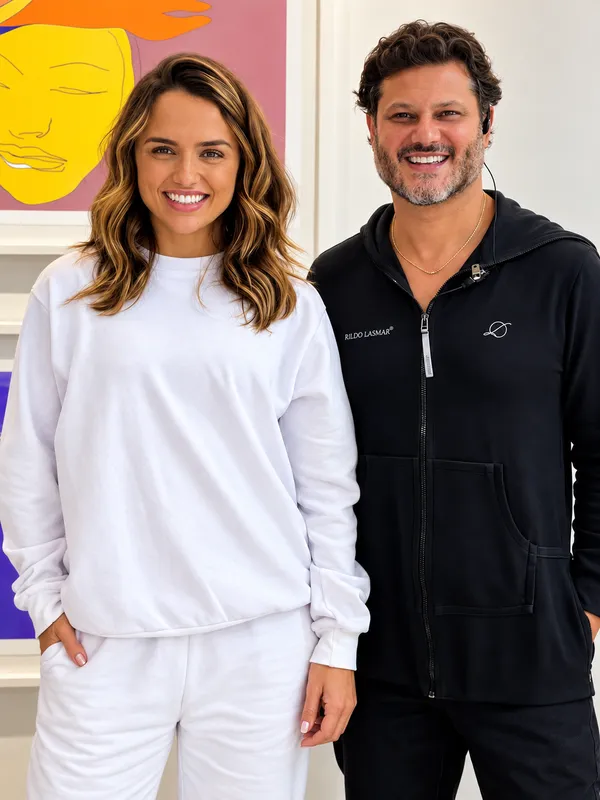 Dr. Rildo Lasmar com Rafa Kalimann