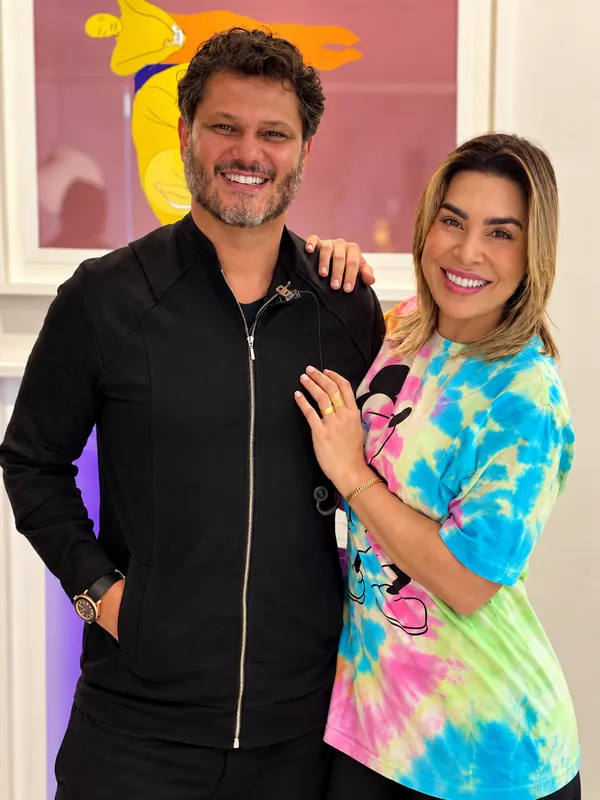 Dr. Rildo Lasmar com Naiara Azevedo
