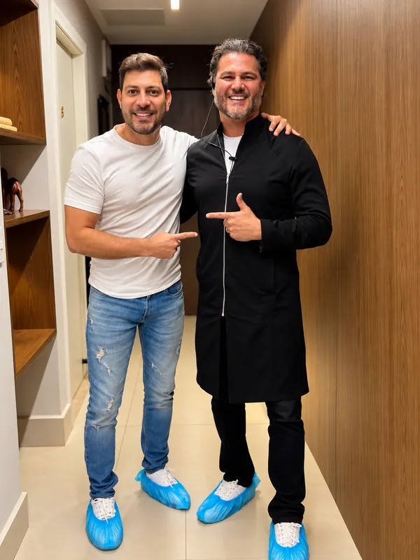 Dr. Rildo Lasmar com Caio Afiune