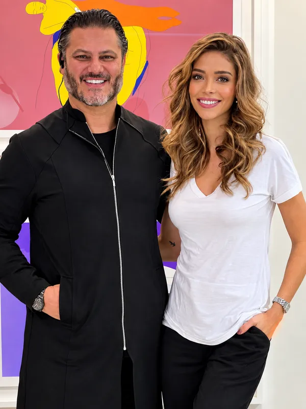 Dr. Rildo Lasmar com Carol Dias