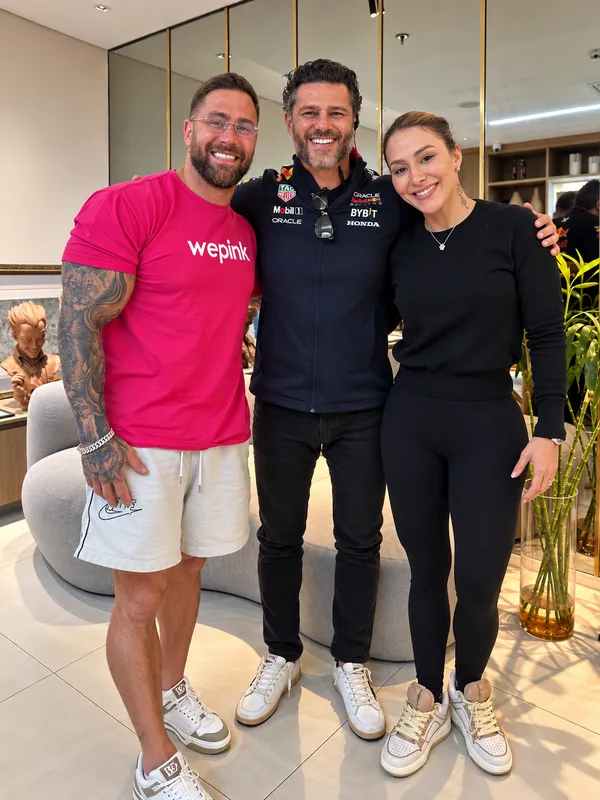 Dr. Rildo Lasmar com Thiago Stabile e Samara Pink