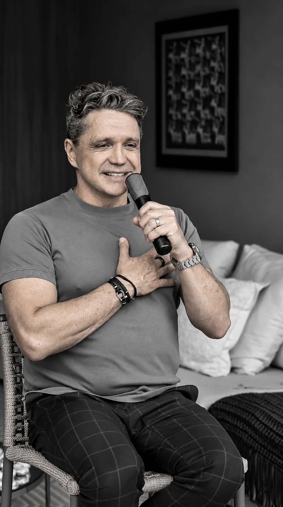 Flávio conduzindo o seu Private Talk na RL House Special Edition